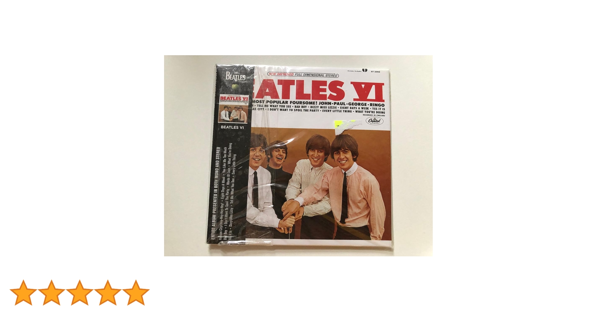 Amazon.co.jp: BEATLES VI / LTD.EDITI: ミュージック